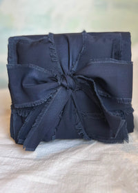 Dark Blue Sateen Burial Shroud