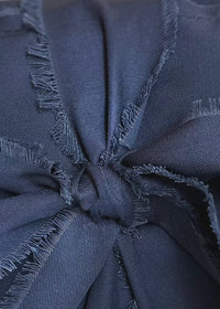 Dark Blue Sateen Burial Shroud