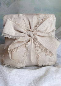 Beige Natural Cotton Burial Shroud