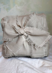 Taupe Cotton Burial Shroud